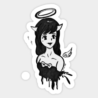 The angel of the stage Sticker